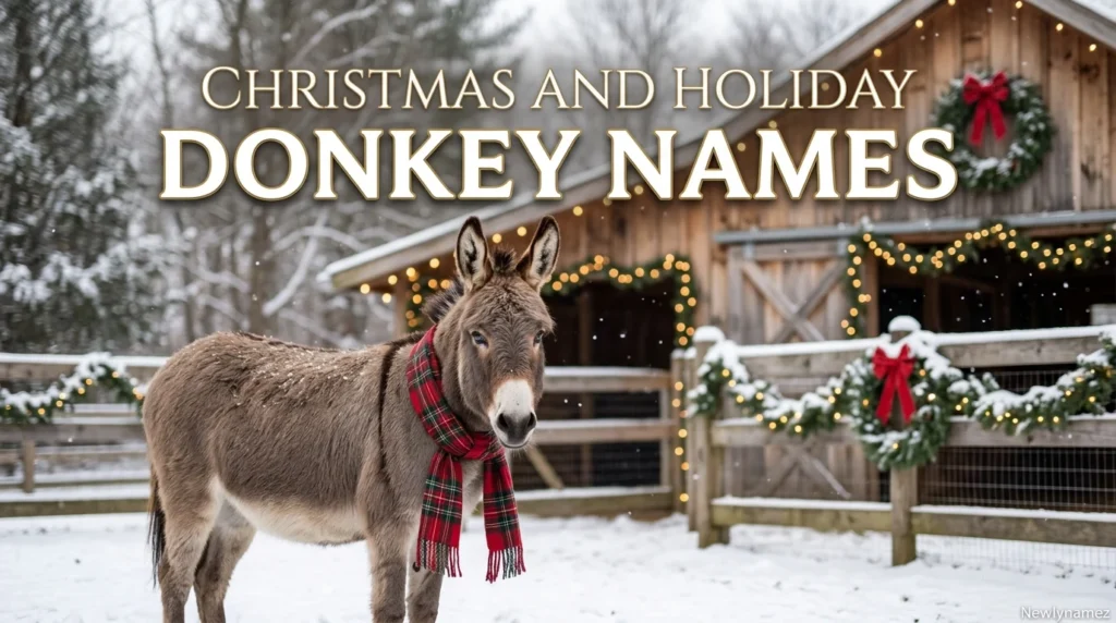 Christmas and Holiday Donkey Names