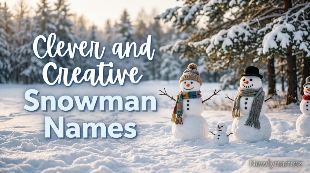 Clever and Creative Snowman Names
