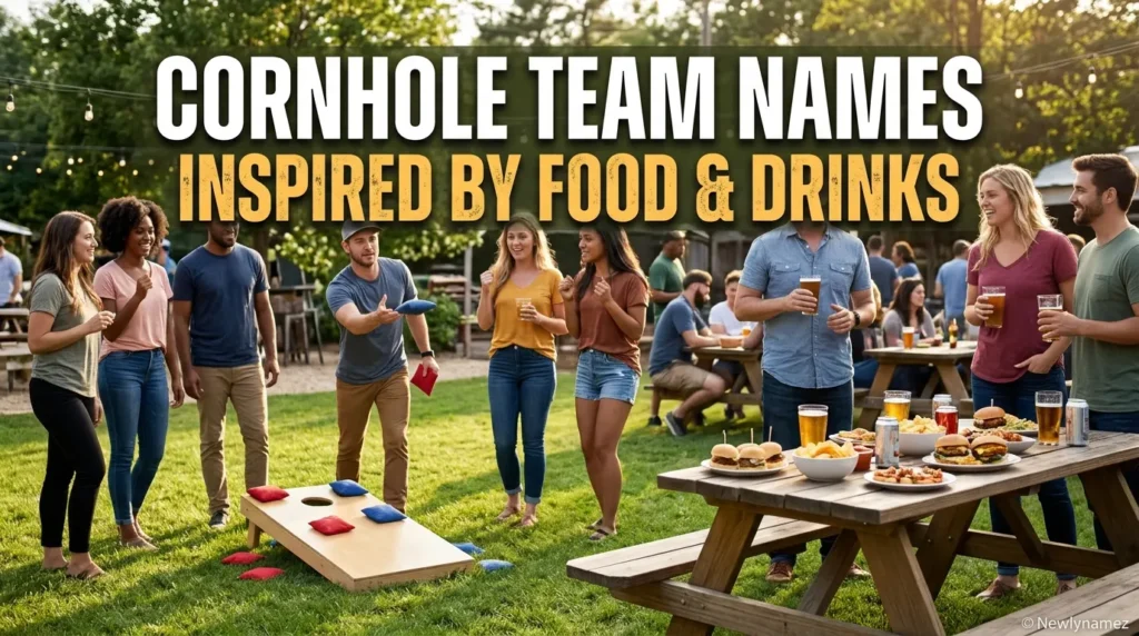 Cornhole Team Names Inspired by Food and Drinks