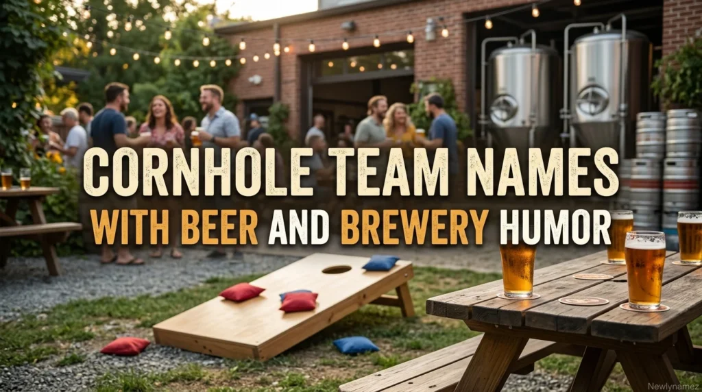 Cornhole Team Names With Beer and Brewery Humor