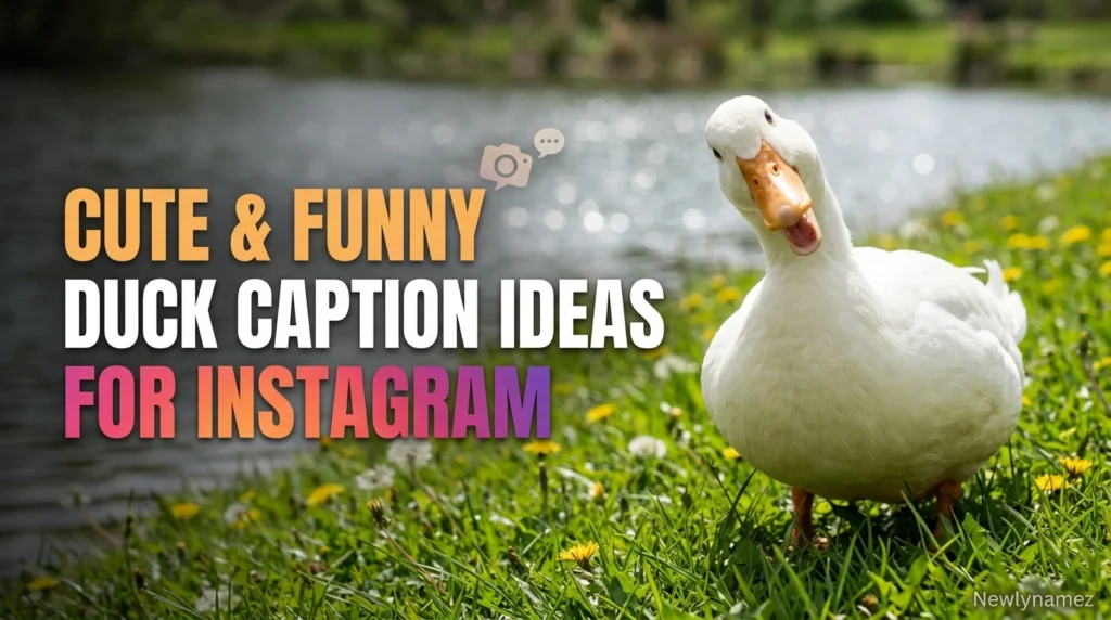 Cute and Funny Duck Caption Ideas for Instagram