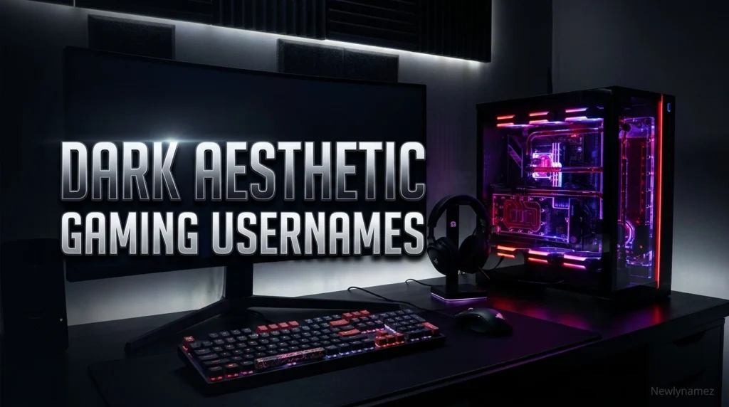 Dark Aesthetic Gaming Usernames