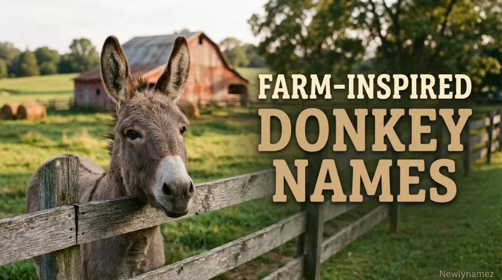 Farm-Inspired Donkey Names