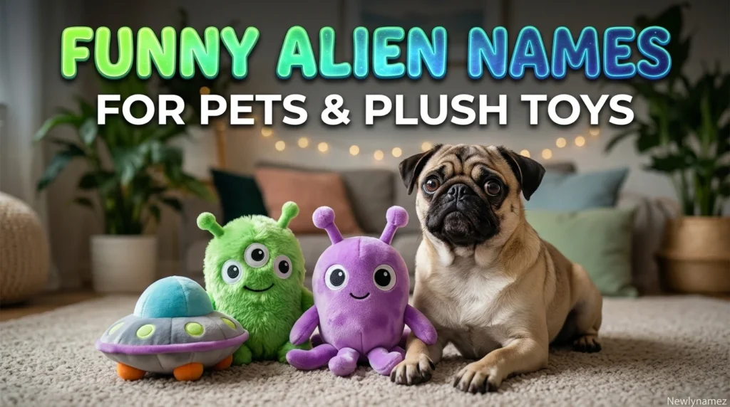 Funny Alien Names for Pets and Plush Toys
