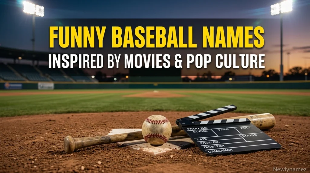 Funny Baseball Names Inspired by Movies and Pop Culture