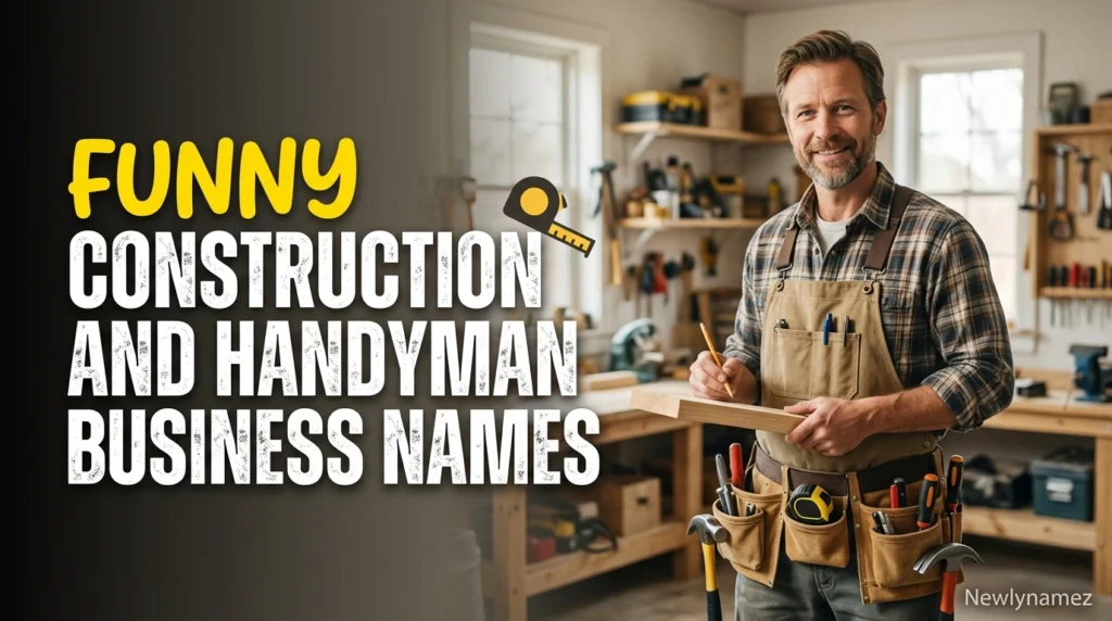 Funny Construction and Handyman Business Names