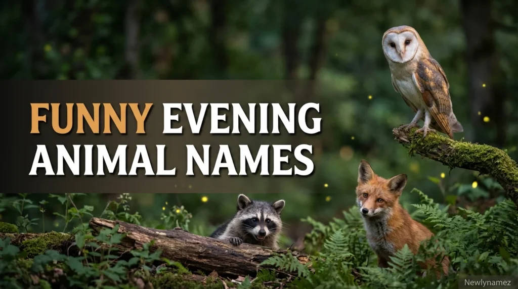 Funny Evening Animal Names