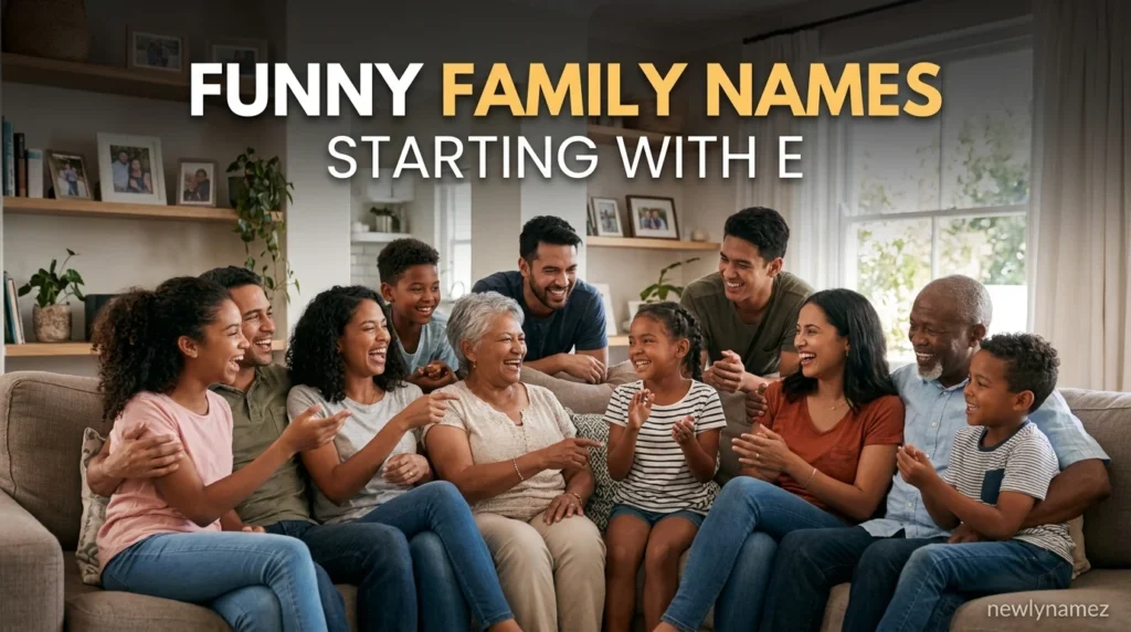 Funny Family Names Starting With E