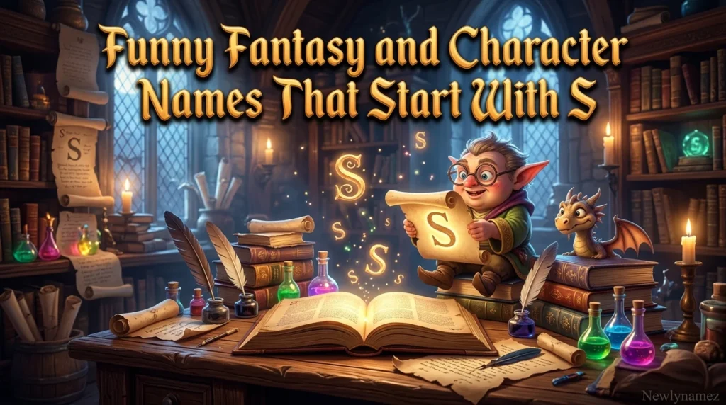 Funny Fantasy and Character Names That Start With S