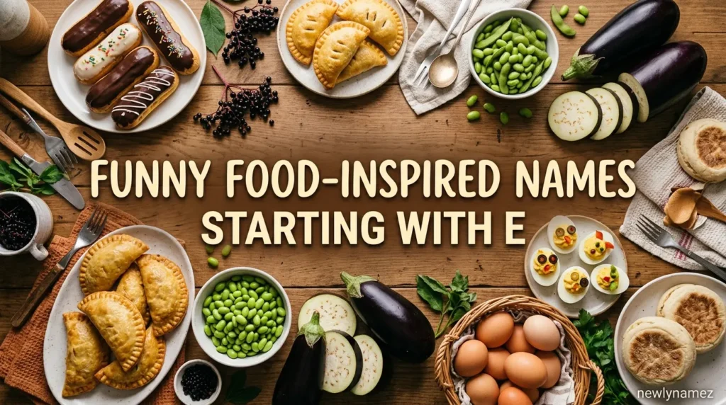 Funny Food-Inspired Names Starting With E