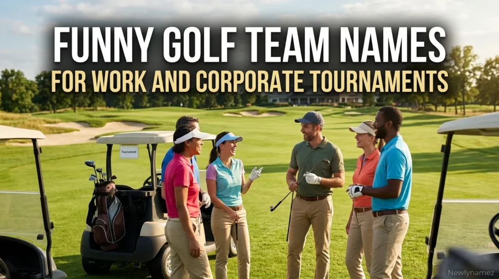Funny Golf Team Names for Work and Corporate Tournaments