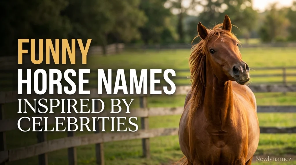 Funny Horse Names Inspired by Celebrities