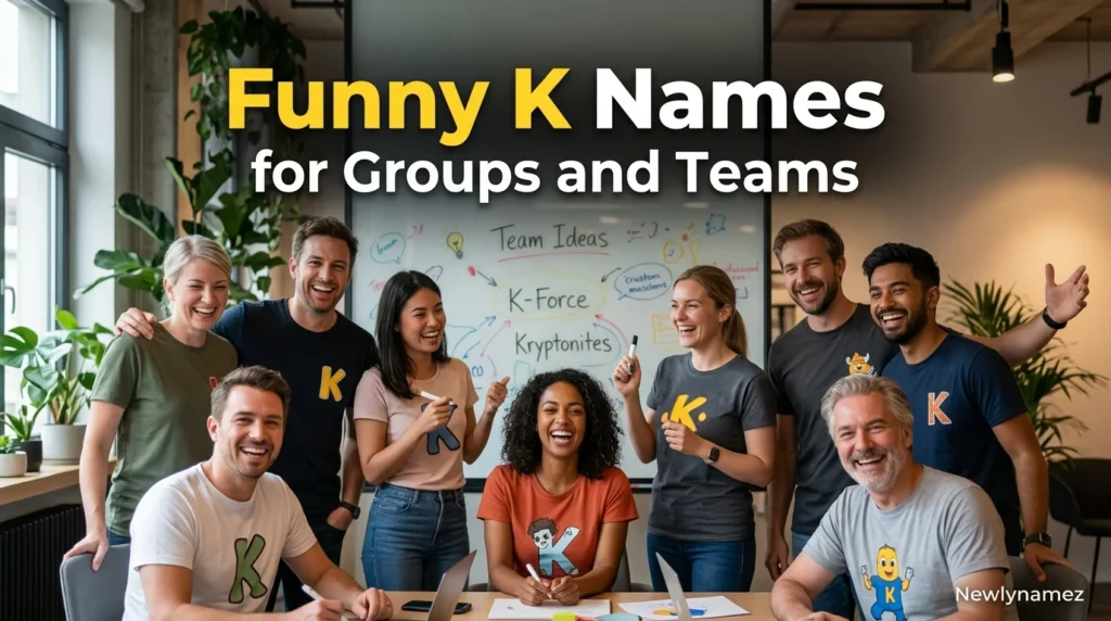 Funny K Names for Groups and Teams