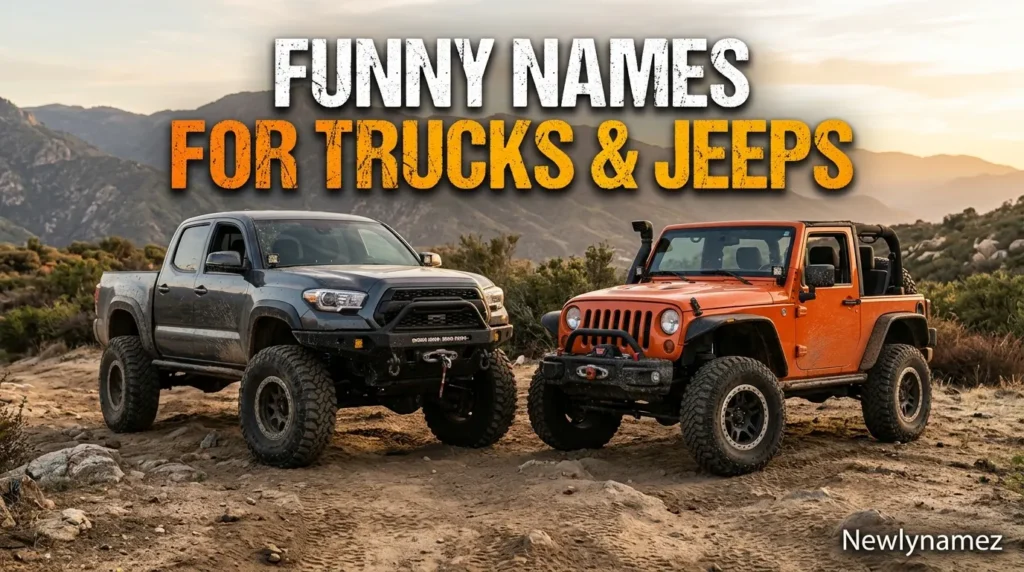 Funny Names for Trucks and Jeeps