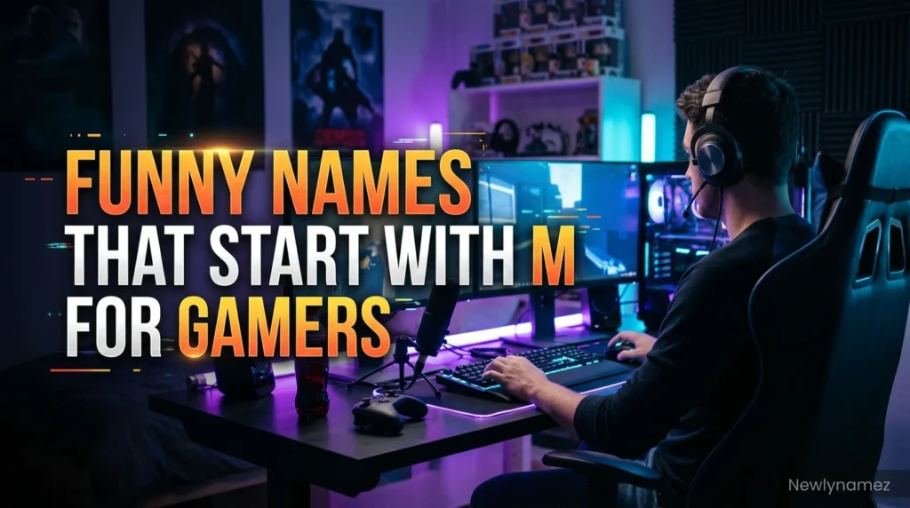 Funny Names That Start With M for Gamers