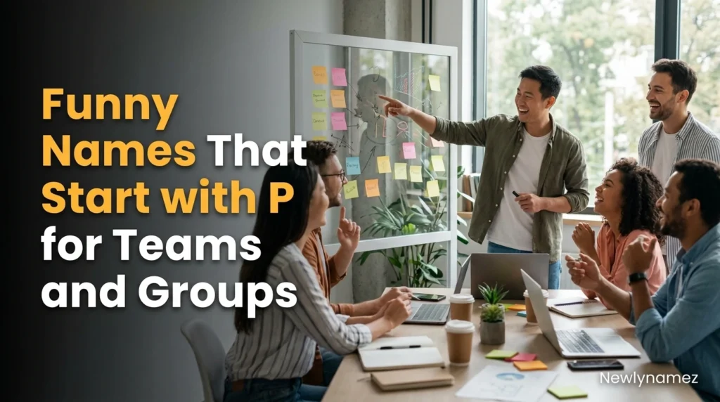 Funny Names That Start With P for Teams and Groups
