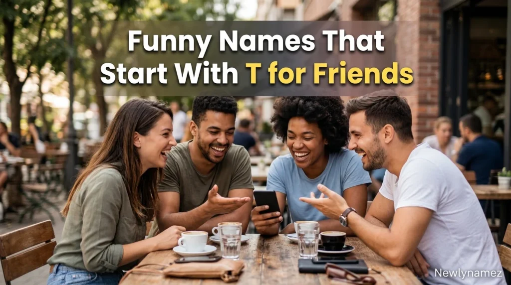 Funny Names That Start With T for Friends