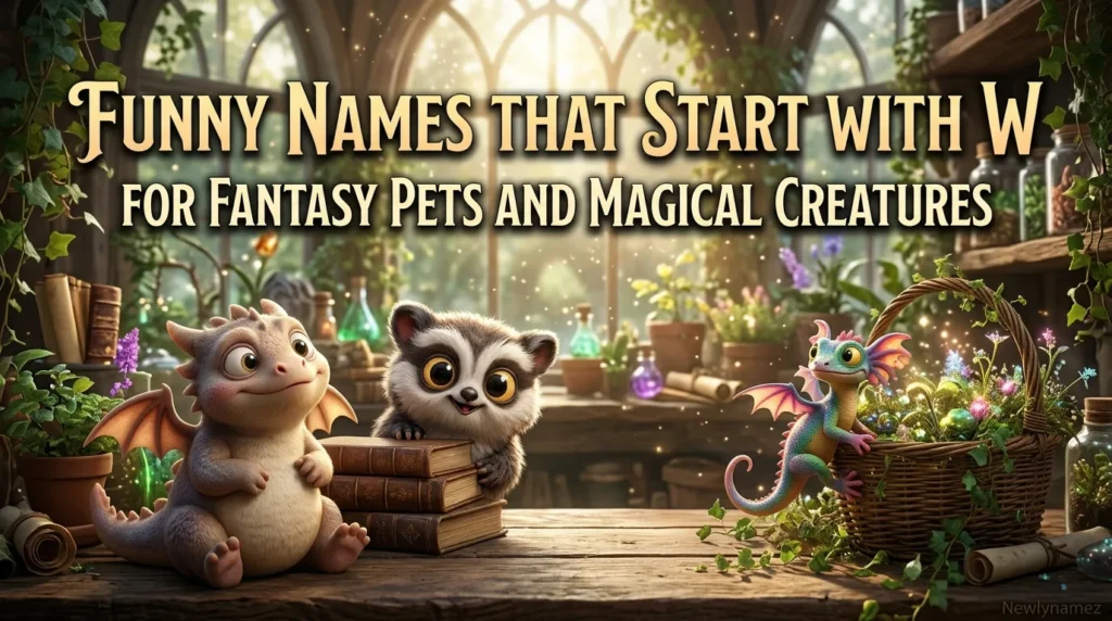 Funny Names That Start With W for Fantasy Pets and Magical Creatures