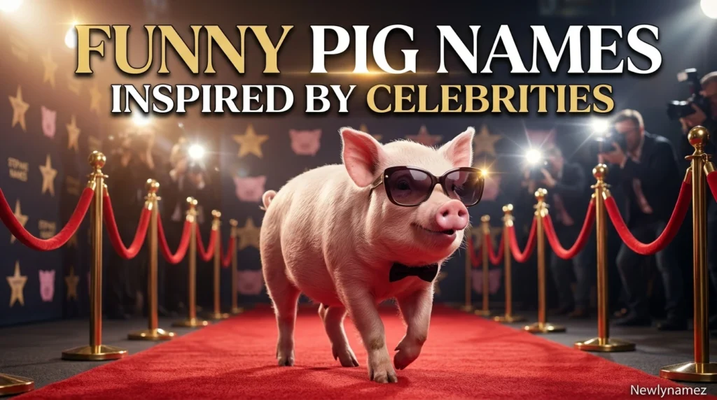 Funny Pig Names Inspired by Celebrities