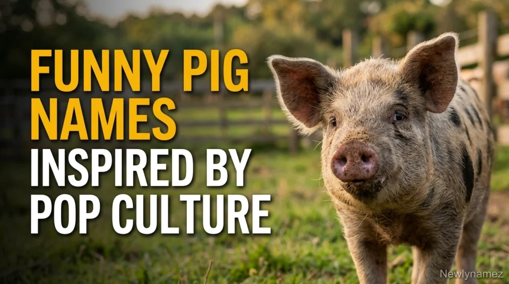 Funny Pig Names Inspired by Pop Culture