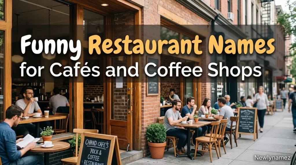 Funny Restaurant Names for Cafés and Coffee Shops