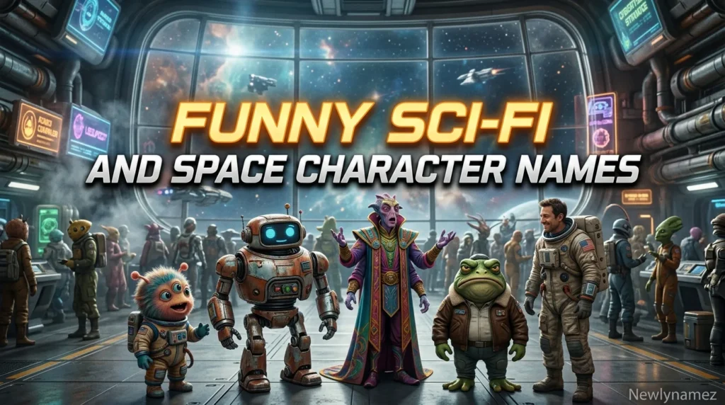 Funny Sci-Fi and Space Character Names