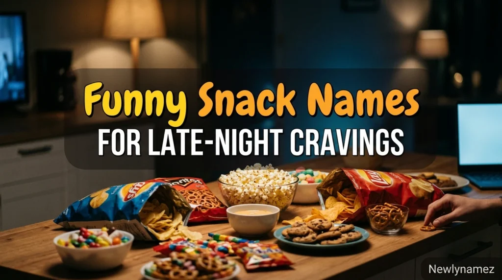 Funny Snack Names for Late-Night Cravings
