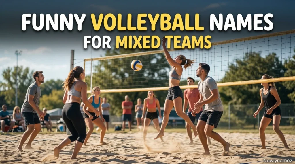 Funny Volleyball Names for Mixed Teams