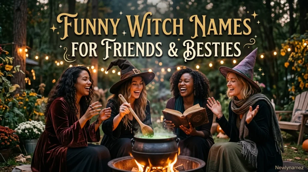 Funny Witch Names for Friends and Besties