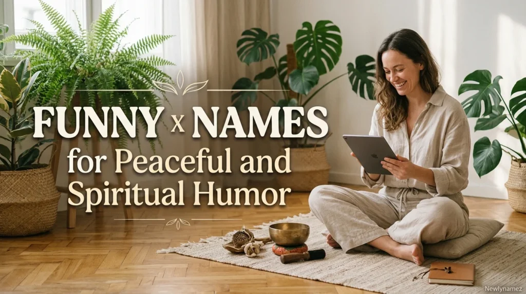 Funny X Names for Peaceful and Spiritual Humor