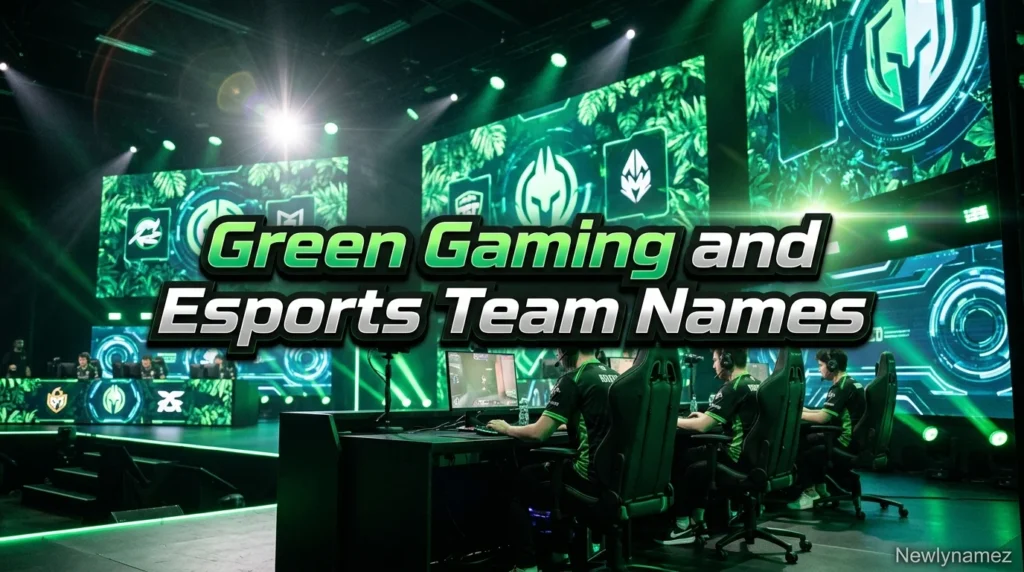 Green Gaming and Esports Team Names