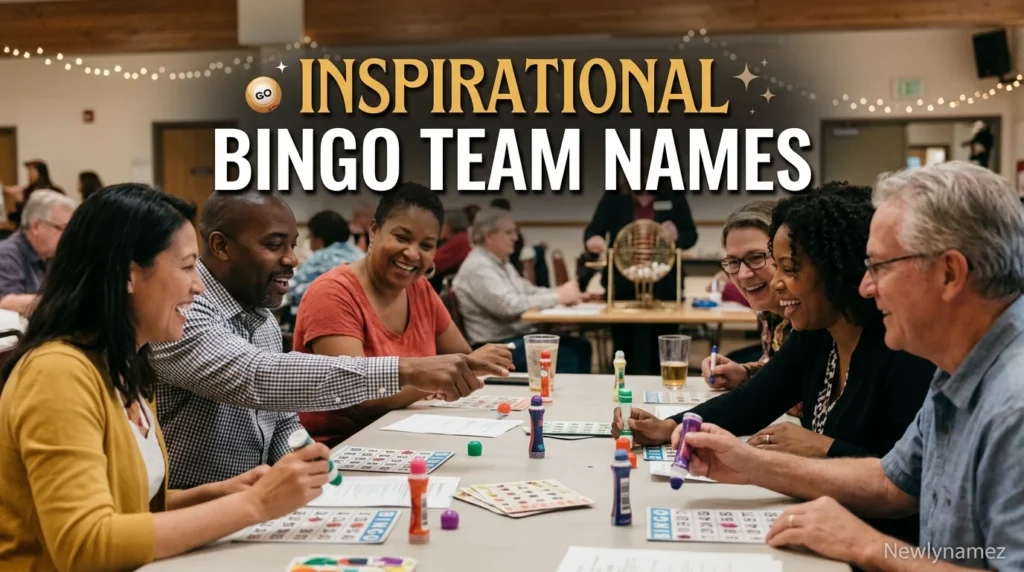 Inspirational Bingo Team Names