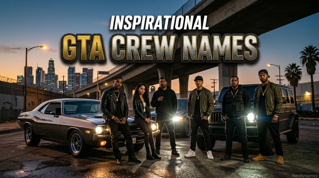 Inspirational GTA Crew Names