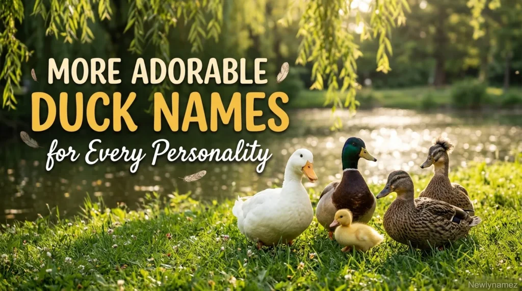 More Adorable Duck Names for Every Personality