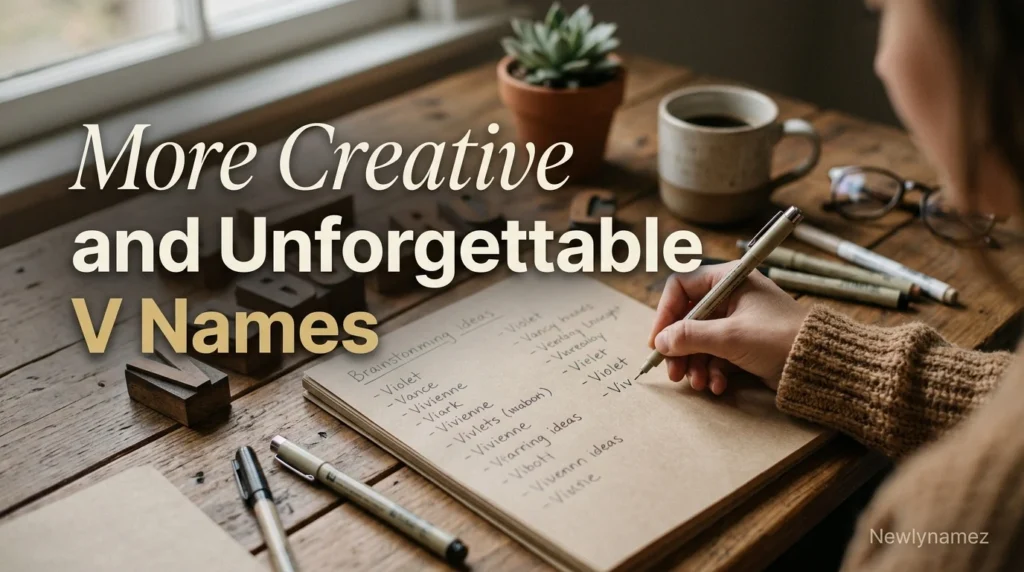 More Creative and Unforgettable V Names