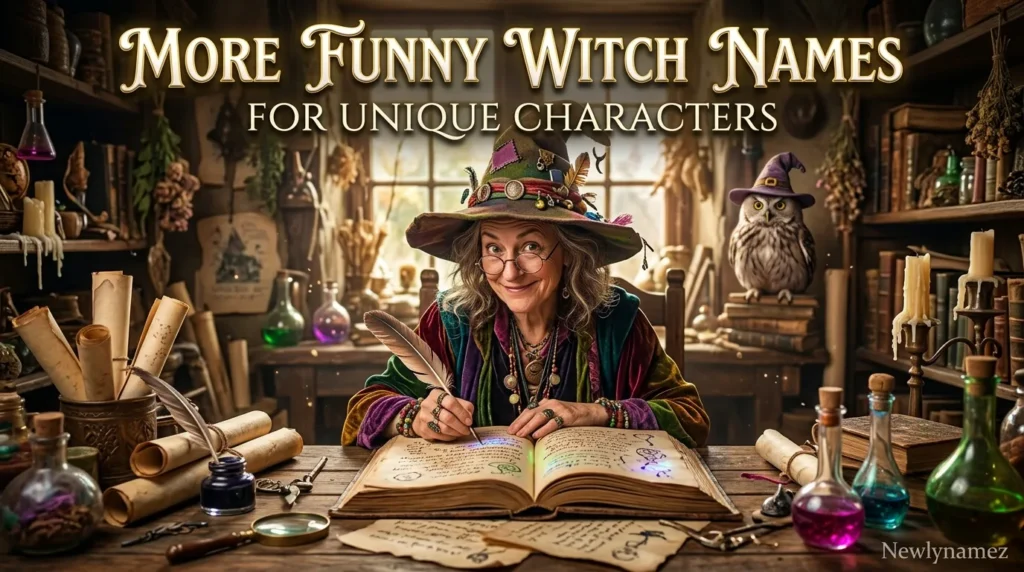 More Funny Witch Names for Unique Characters
