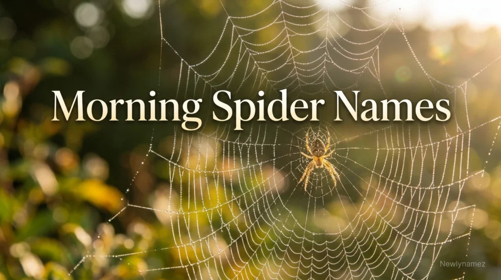 Morning Spider Names