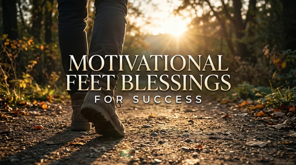 Motivational Feet Blessings for Success
