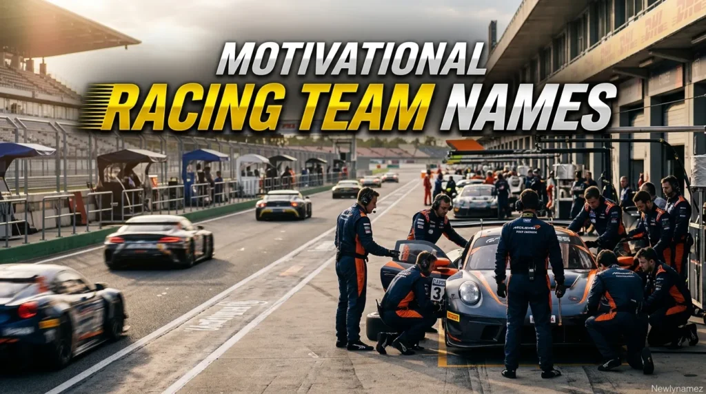 Motivational Racing Team Names