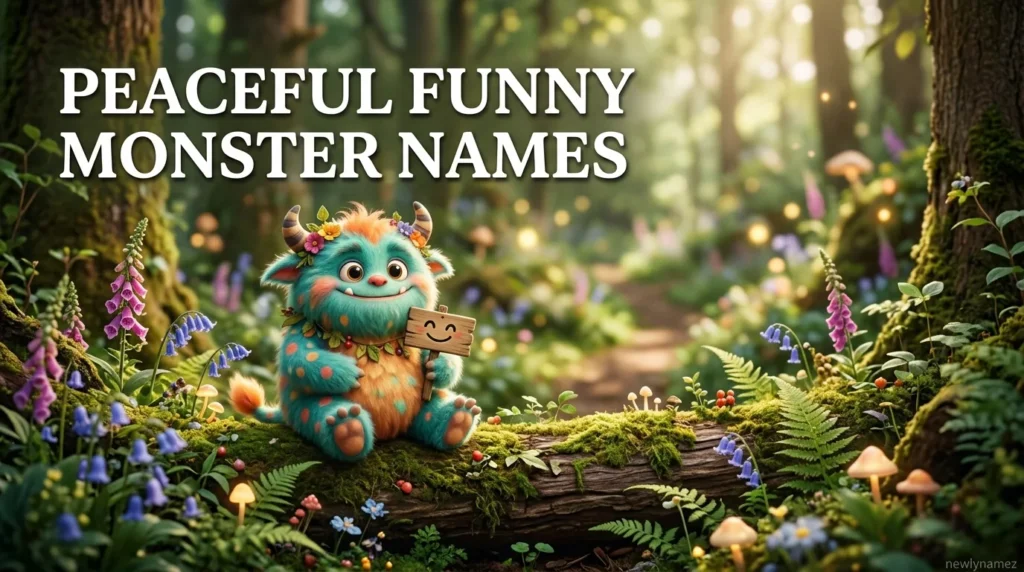 Peaceful Funny Monster Names
