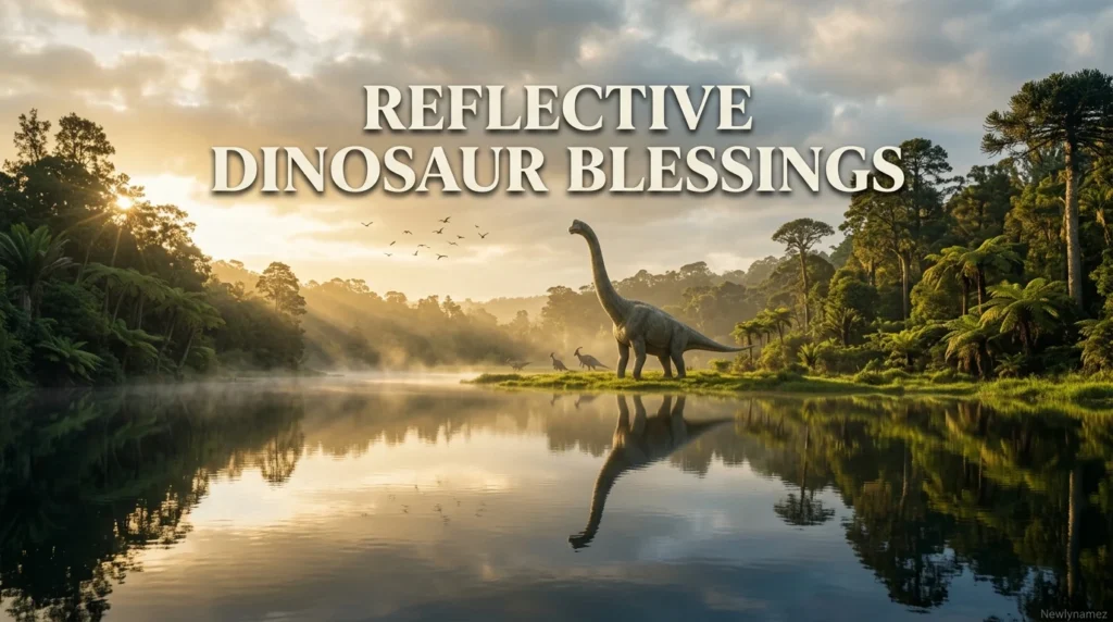 Reflective Dinosaur Blessings