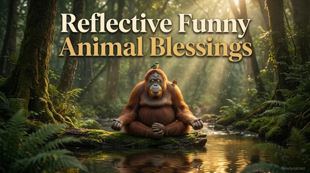 Reflective Funny Animal Blessings