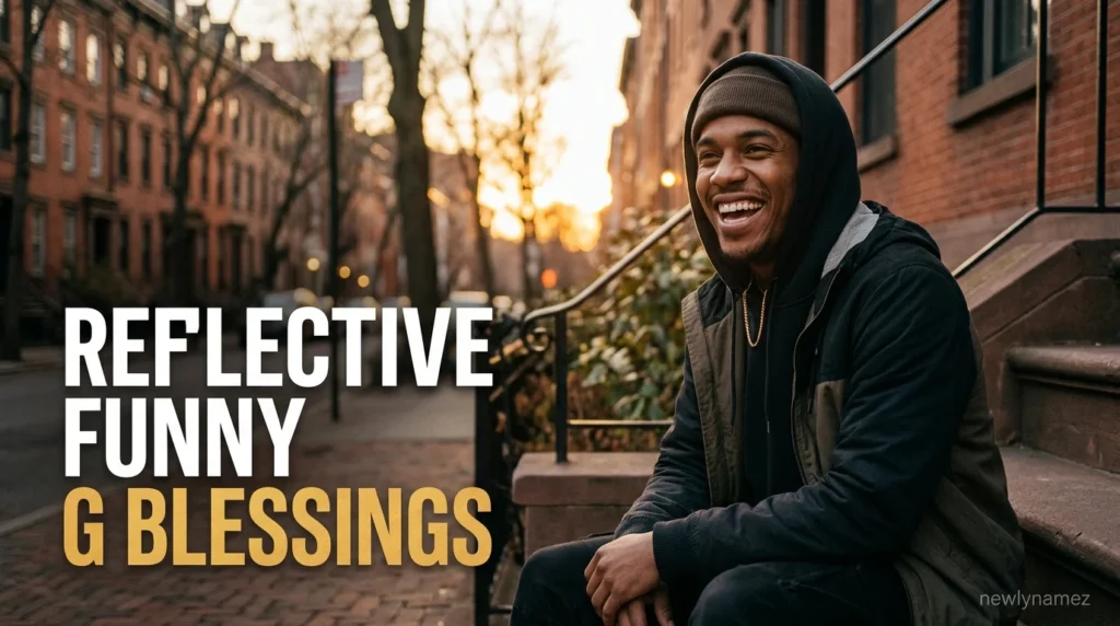Reflective Funny G Blessings