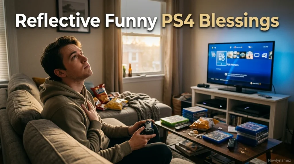 Reflective Funny PS4 Blessings