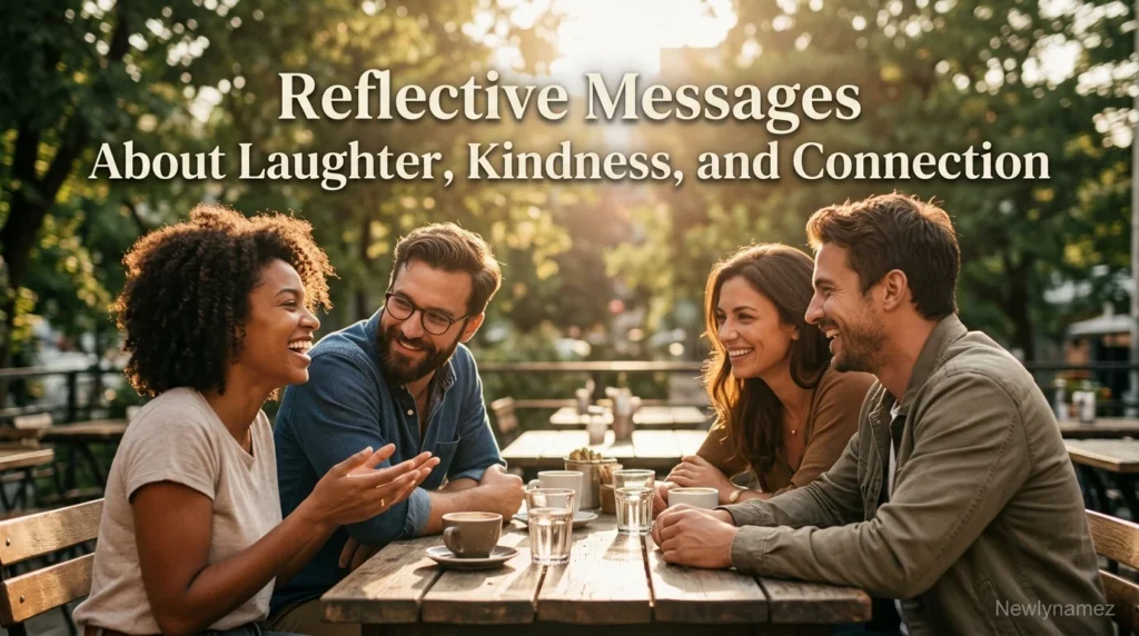 Reflective Messages About Laughter, Kindness, and Connection