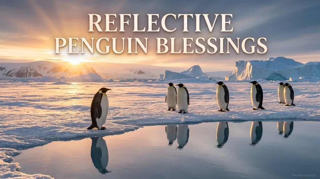 Reflective Penguin Blessings