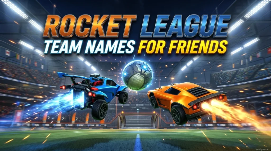 Rocket League Team Names for Friends