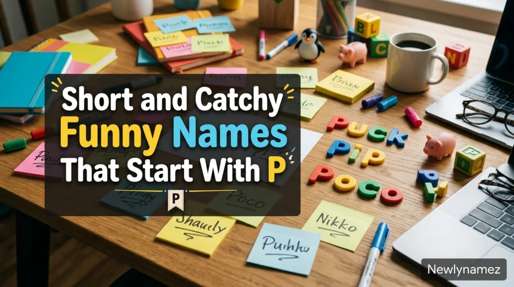 Short and Catchy Funny Names That Start With P