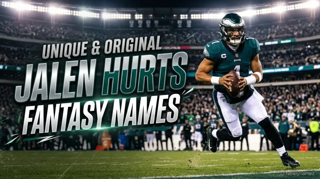 Unique and Original Jalen Hurts Fantasy Names