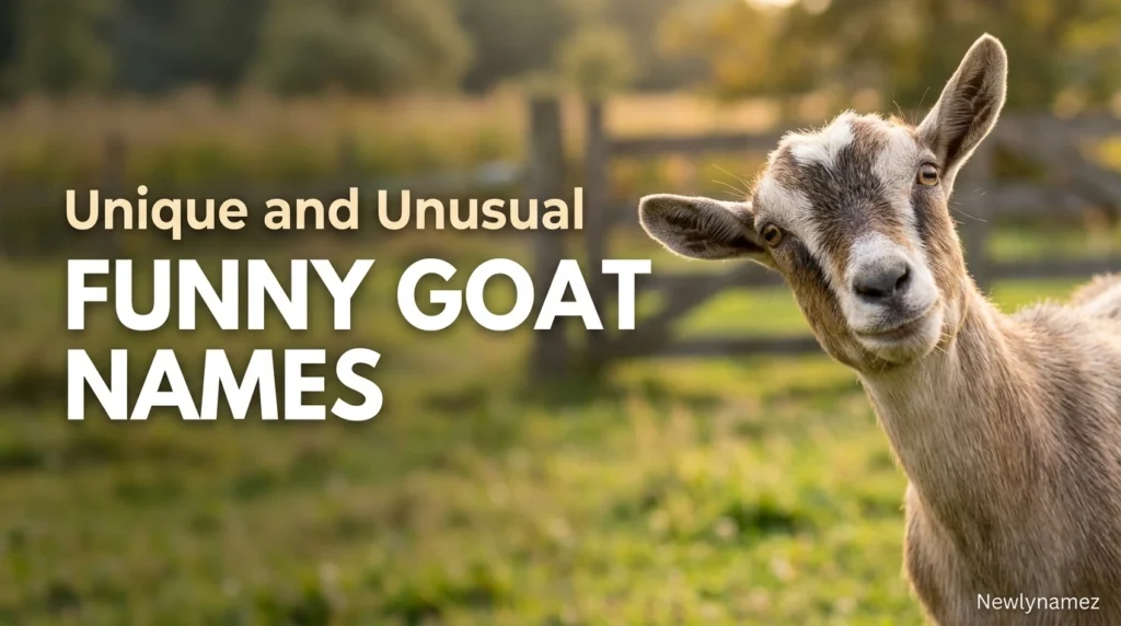 Unique and Unusual Funny Goat Names